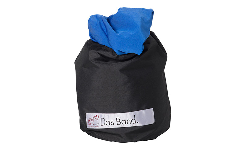The Band - a Lycra band shown with a carry bag - is a top team building tool for corporate events